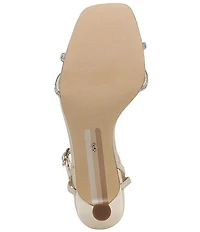 Sam Edelman Presley Glam Satin Strappy Dress Sandals