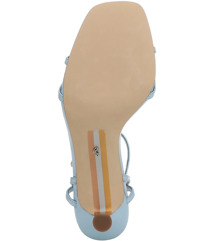 Sam Edelman Presley Leather Strappy Dress Sandals