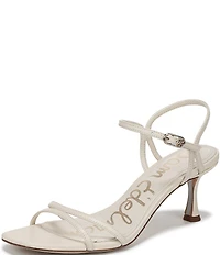 Sam Edelman Presley Leather Strappy Dress Sandals