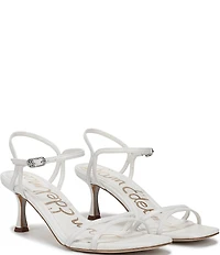 Sam Edelman Presley Leather Strappy Dress Sandals