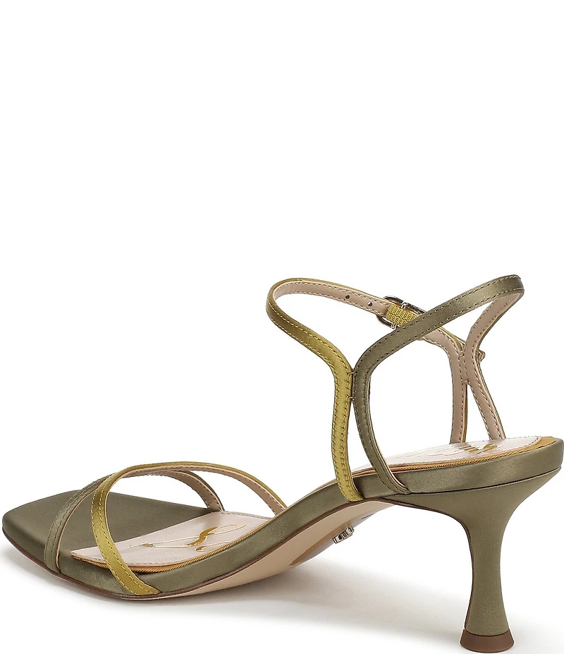 Sam Edelman Presley Luxe Satin Strappy Dress Sandals