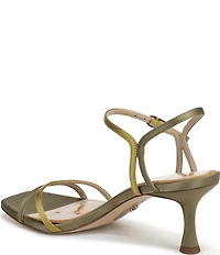 Sam Edelman Presley Luxe Satin Strappy Dress Sandals