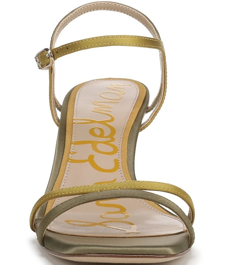 Sam Edelman Presley Luxe Satin Strappy Dress Sandals