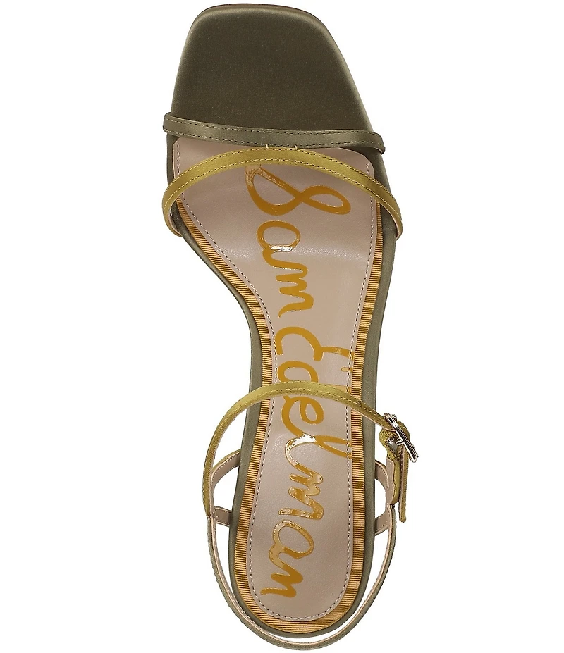 Sam Edelman Presley Luxe Satin Strappy Dress Sandals
