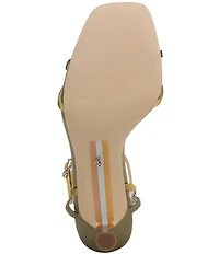 Sam Edelman Presley Luxe Satin Strappy Dress Sandals