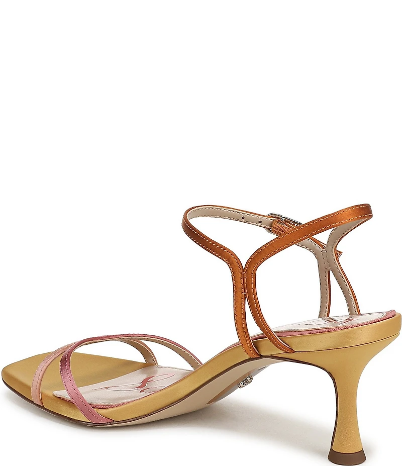 Sam Edelman Presley Luxe Satin Strappy Dress Sandals