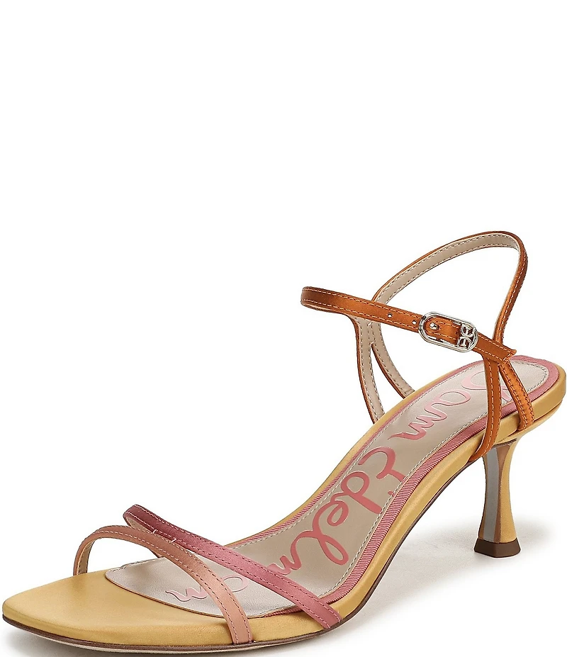 Sam Edelman Presley Luxe Satin Strappy Dress Sandals