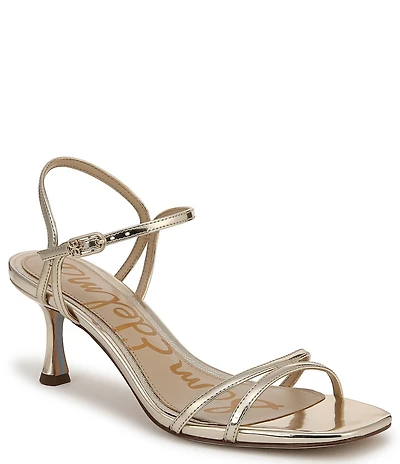 Sam Edelman Presley Metallic Strappy Dress Sandals
