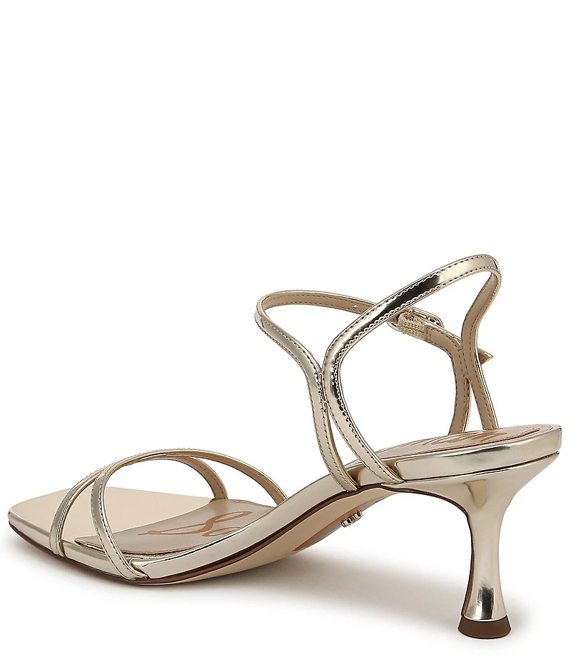 Sam Edelman Presley Metallic Strappy Dress Sandals