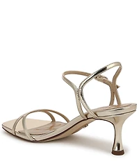 Sam Edelman Presley Metallic Strappy Dress Sandals