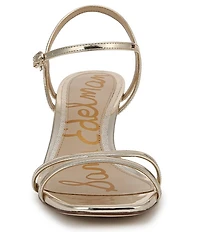 Sam Edelman Presley Metallic Strappy Dress Sandals