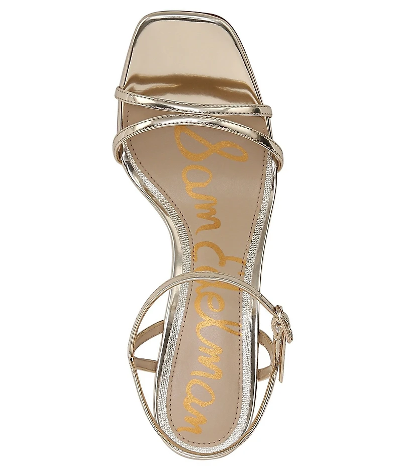 Sam Edelman Presley Metallic Strappy Dress Sandals