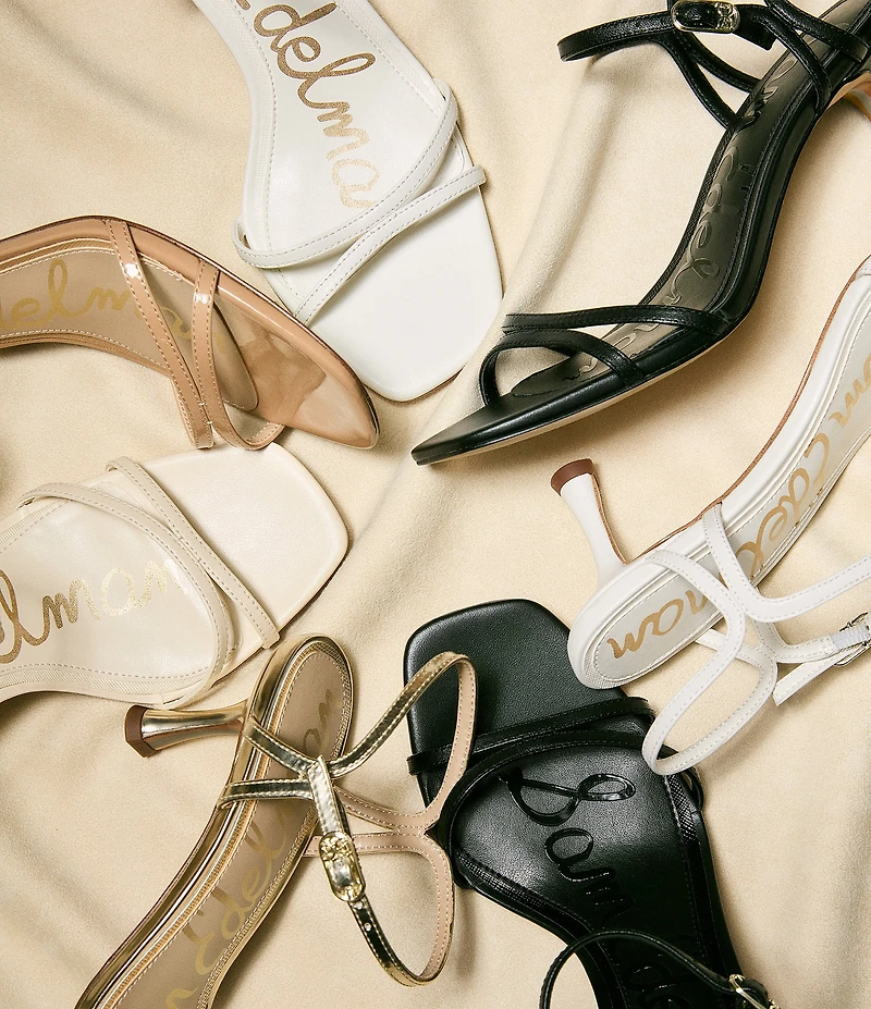 Sam Edelman Presley Metallic Strappy Dress Sandals