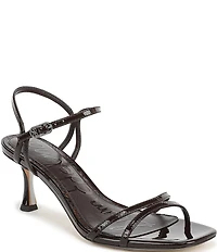 Sam Edelman Presley Patent Leather Strappy Dress Sandals