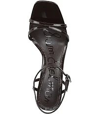 Sam Edelman Presley Patent Leather Strappy Dress Sandals