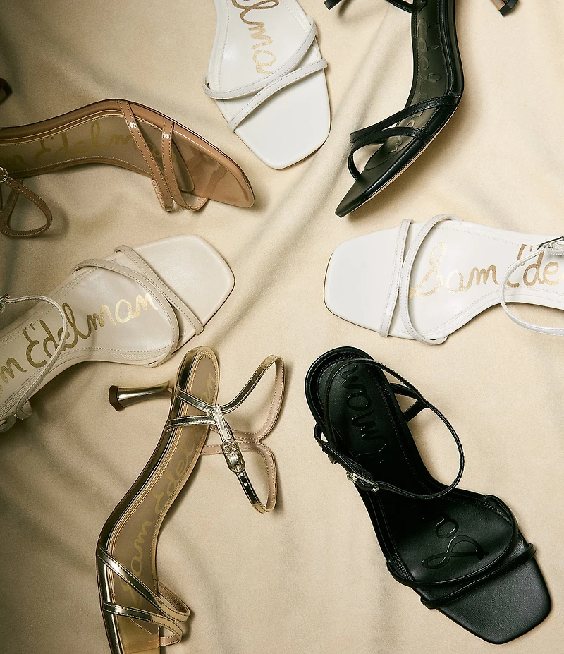 Sam Edelman Presley Patent Leather Strappy Dress Sandals