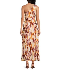 Sam Edelman Printed Dusk Draped Midi Dress