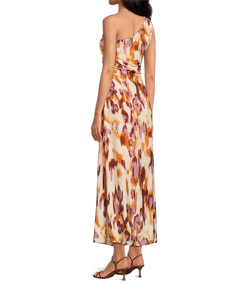 Sam Edelman Printed Dusk Draped Midi Dress