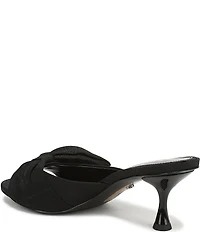 Sam Edelman Ragan Silk Fabric Bow Detail Dress Slide Sandals