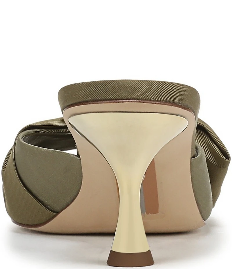 Sam Edelman Ragan Silk Fabric Bow Detail Dress Slide Sandals