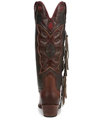 Sam Edelman Rhett Leather Concho Ornamented Tassels Western Tall Boots