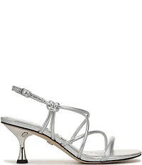 Sam Edelman Riana Metallic Strappy Ankle Strap Dress Sandals