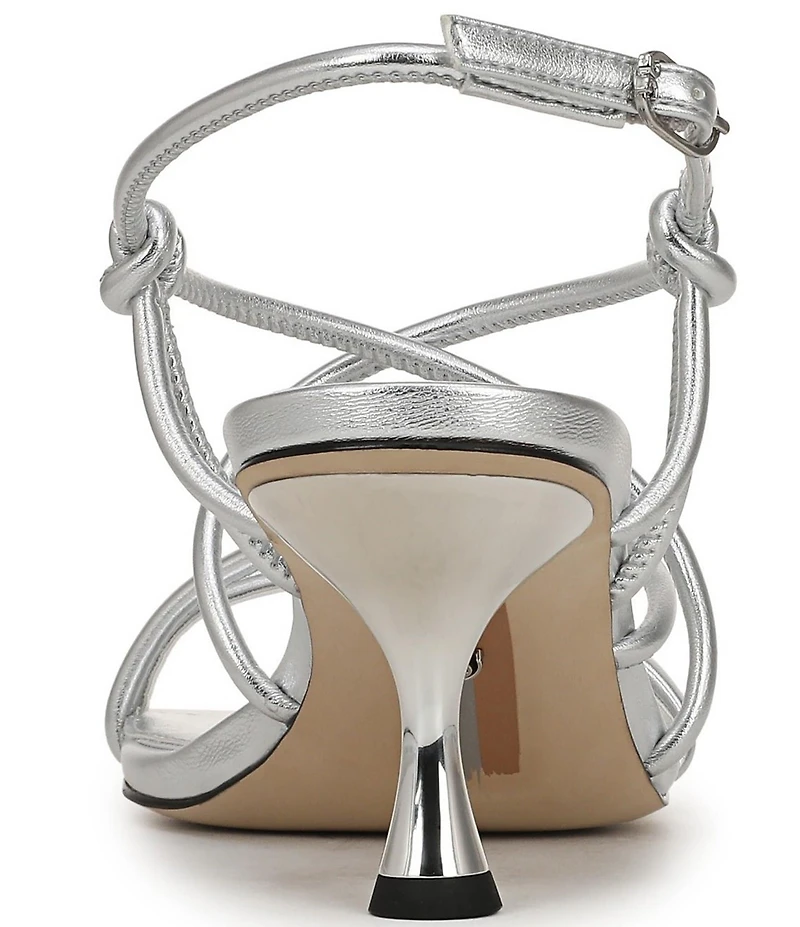 Sam Edelman Riana Metallic Strappy Ankle Strap Dress Sandals