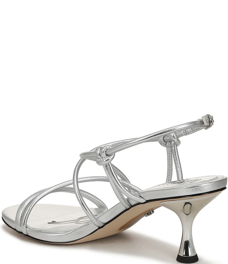 Sam Edelman Riana Metallic Strappy Ankle Strap Dress Sandals