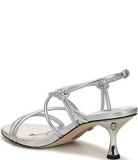 Sam Edelman Riana Metallic Strappy Ankle Strap Dress Sandals