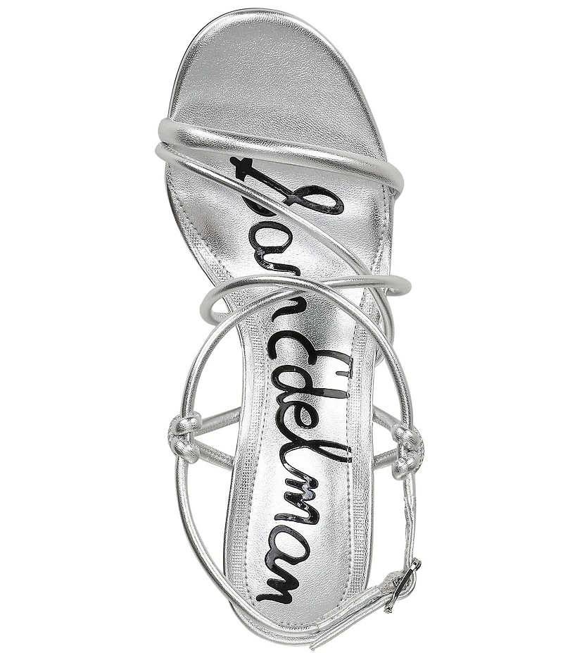 Sam Edelman Riana Metallic Strappy Ankle Strap Dress Sandals