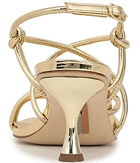 Sam Edelman Riana Metallic Strappy Ankle Strap Dress Sandals