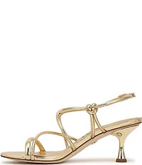 Sam Edelman Riana Metallic Strappy Ankle Strap Dress Sandals