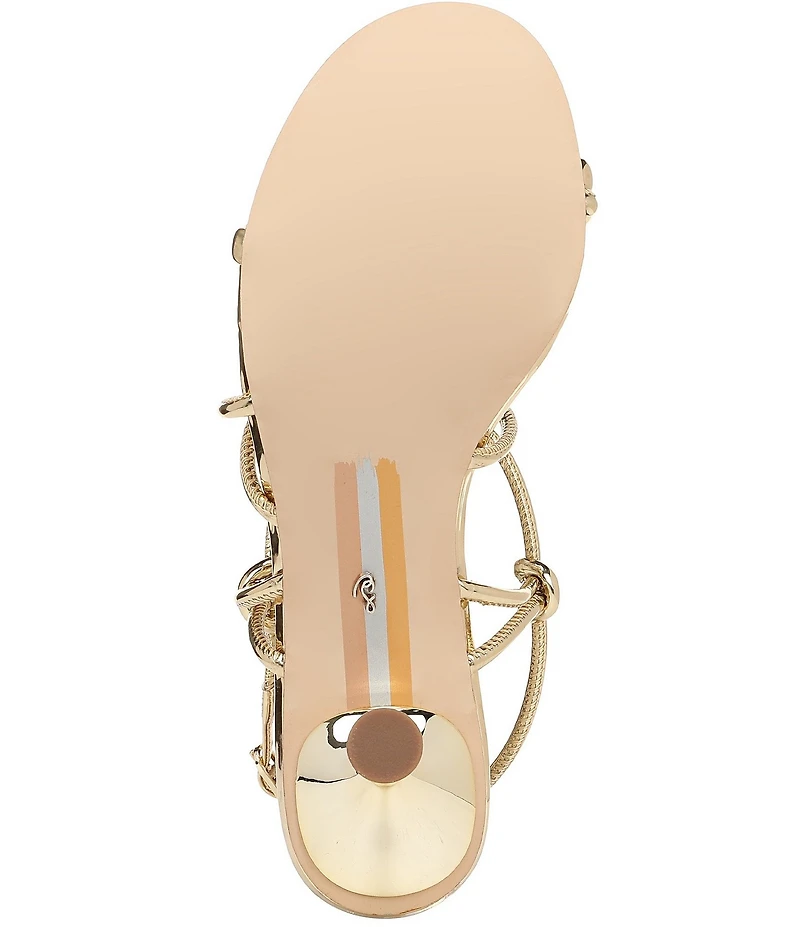 Sam Edelman Riana Metallic Strappy Ankle Strap Dress Sandals