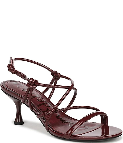 Sam Edelman Riana Patent Strappy Ankle Strap Dress Sandals