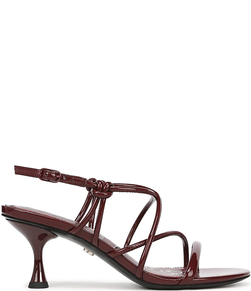 Sam Edelman Riana Patent Strappy Ankle Strap Dress Sandals