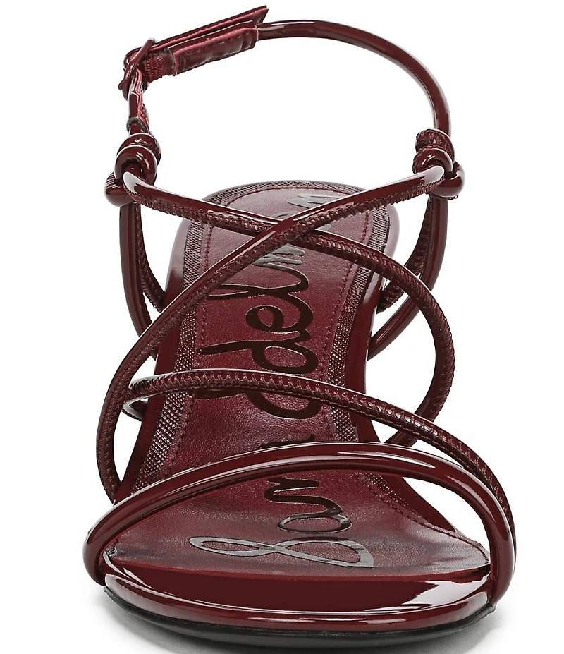 Sam Edelman Riana Patent Strappy Ankle Strap Dress Sandals