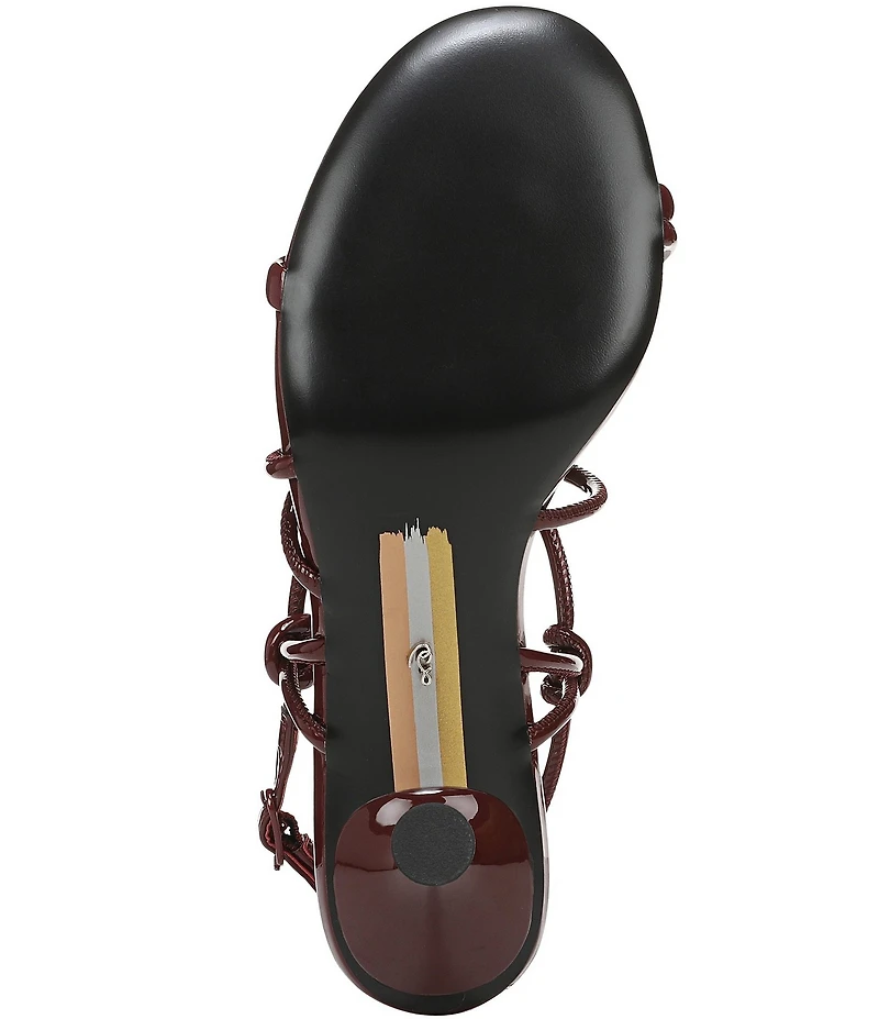 Sam Edelman Riana Patent Strappy Ankle Strap Dress Sandals