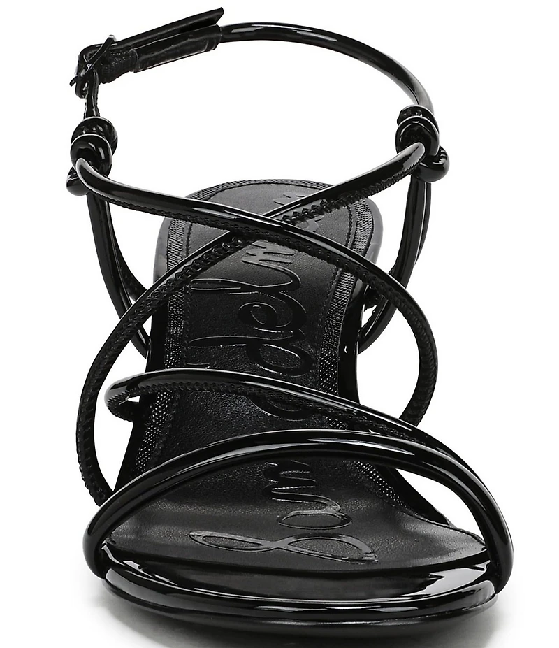 Sam Edelman Riana Patent Strappy Ankle Strap Dress Sandals