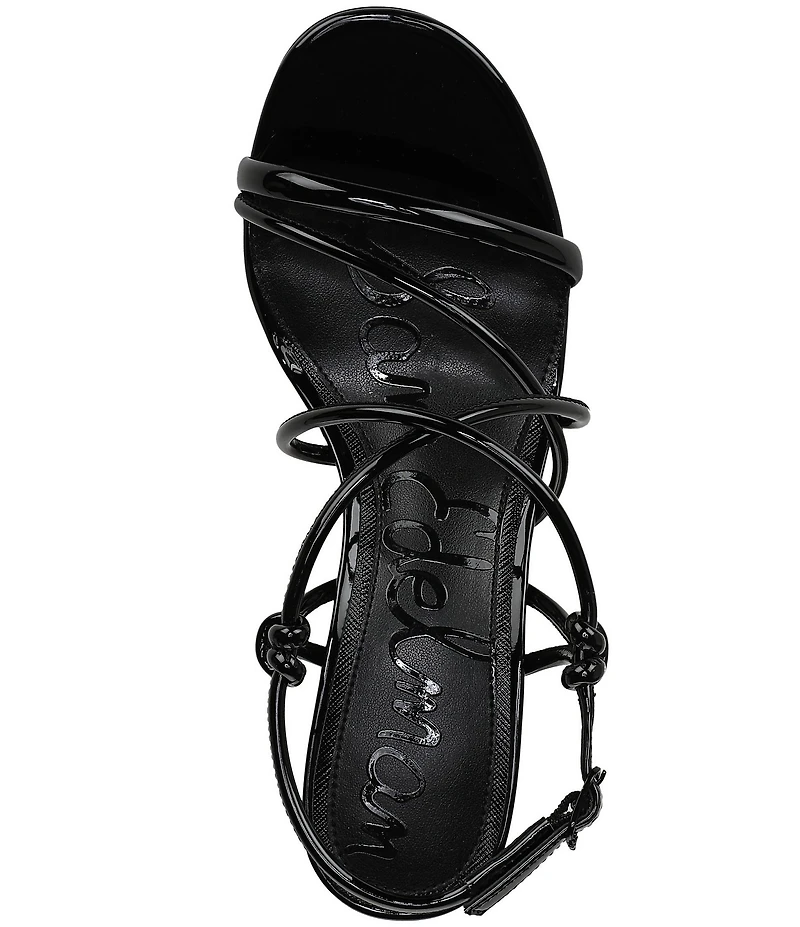 Sam Edelman Riana Patent Strappy Ankle Strap Dress Sandals