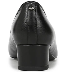 Sam Edelman Rinda Leather Bow Detail Square Toe Dress Pumps