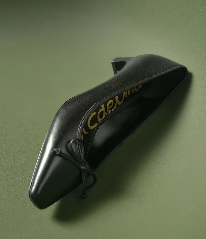 Sam Edelman Rinda Leather Bow Detail Square Toe Dress Pumps