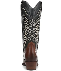 Sam Edelman Robbie Leather Mid Calf Western Boots