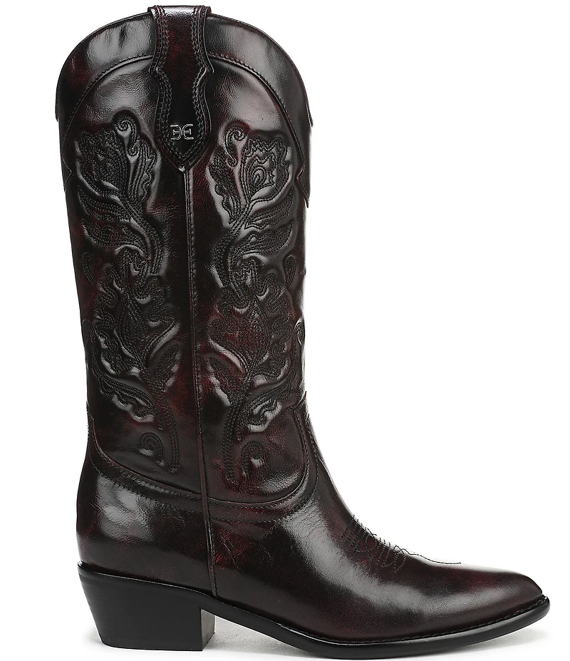 Sam Edelman Rue Leather Tall Western Boots