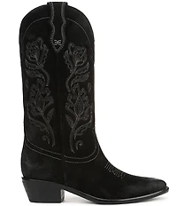 Sam Edelman Rue Suede Mid Calf Western Boots