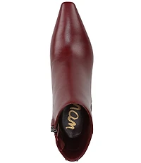 Sam Edelman Saige Leather Dress Booties