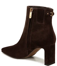 Sam Edelman Saige Suede Point Toe Dress Booties