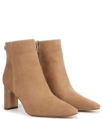 Sam Edelman Saige Suede Point Toe Dress Booties