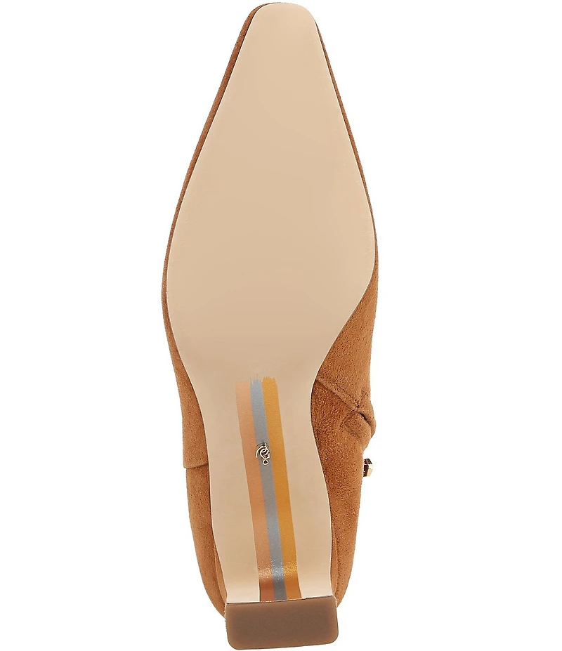 Sam Edelman Saige Suede Point Toe Dress Booties