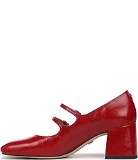 Sam Edelman Sarah Patent Leather Square Toe Mary Jane Dress Pumps