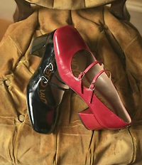 Sam Edelman Sarah Patent Leather Square Toe Mary Jane Dress Pumps